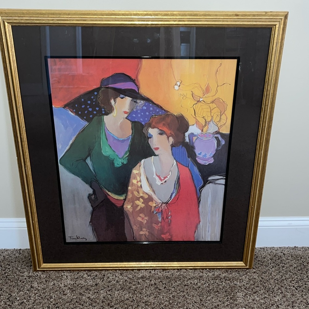 Itzchak Tarkay 's - "On The Stage"  Picture 28X31 - Picture 7 of 7
